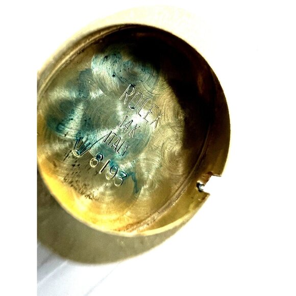 Rolex Women's Watch Vintage 8193 Cocktail 14k Gold 1400 Manual Wind Petite 15mm - Picture 6 of 16